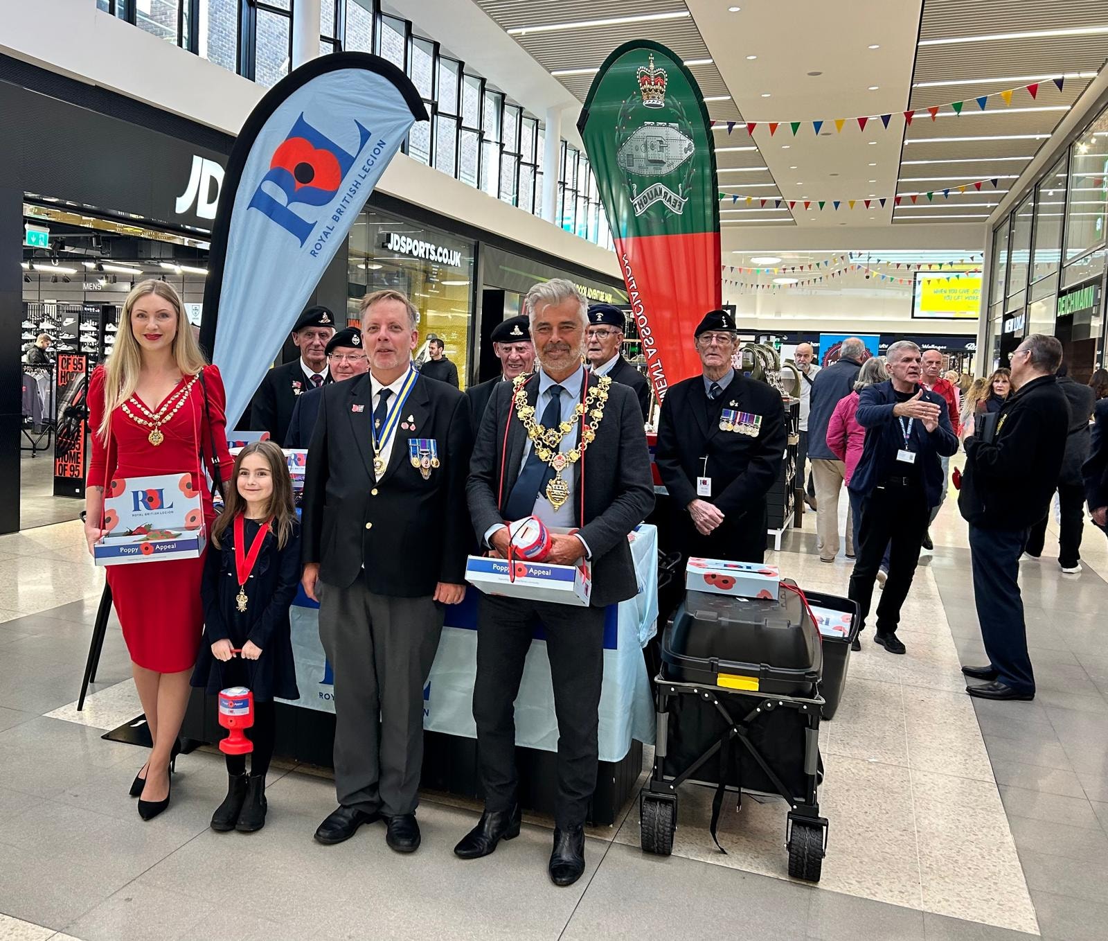 Poppy Appeal launch at the Dolphin Centre, Poole