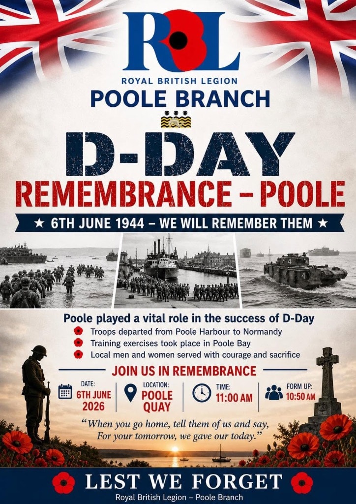 D-Day Remembrance — Poole, 6th June 2026