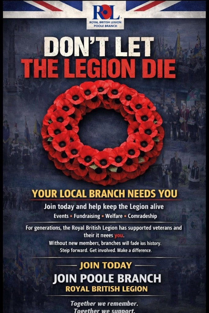 Don't Let The Legion Die — Join Poole Branch