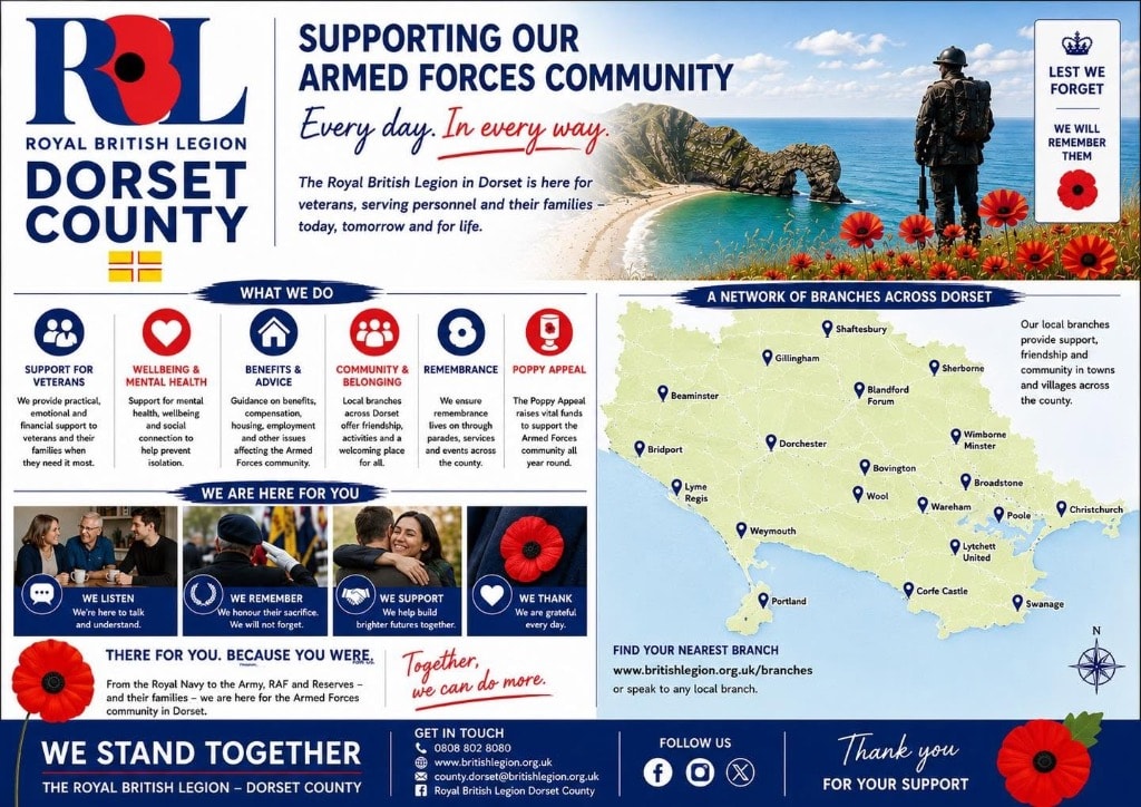 RBL Dorset County — Supporting Our Armed Forces Community