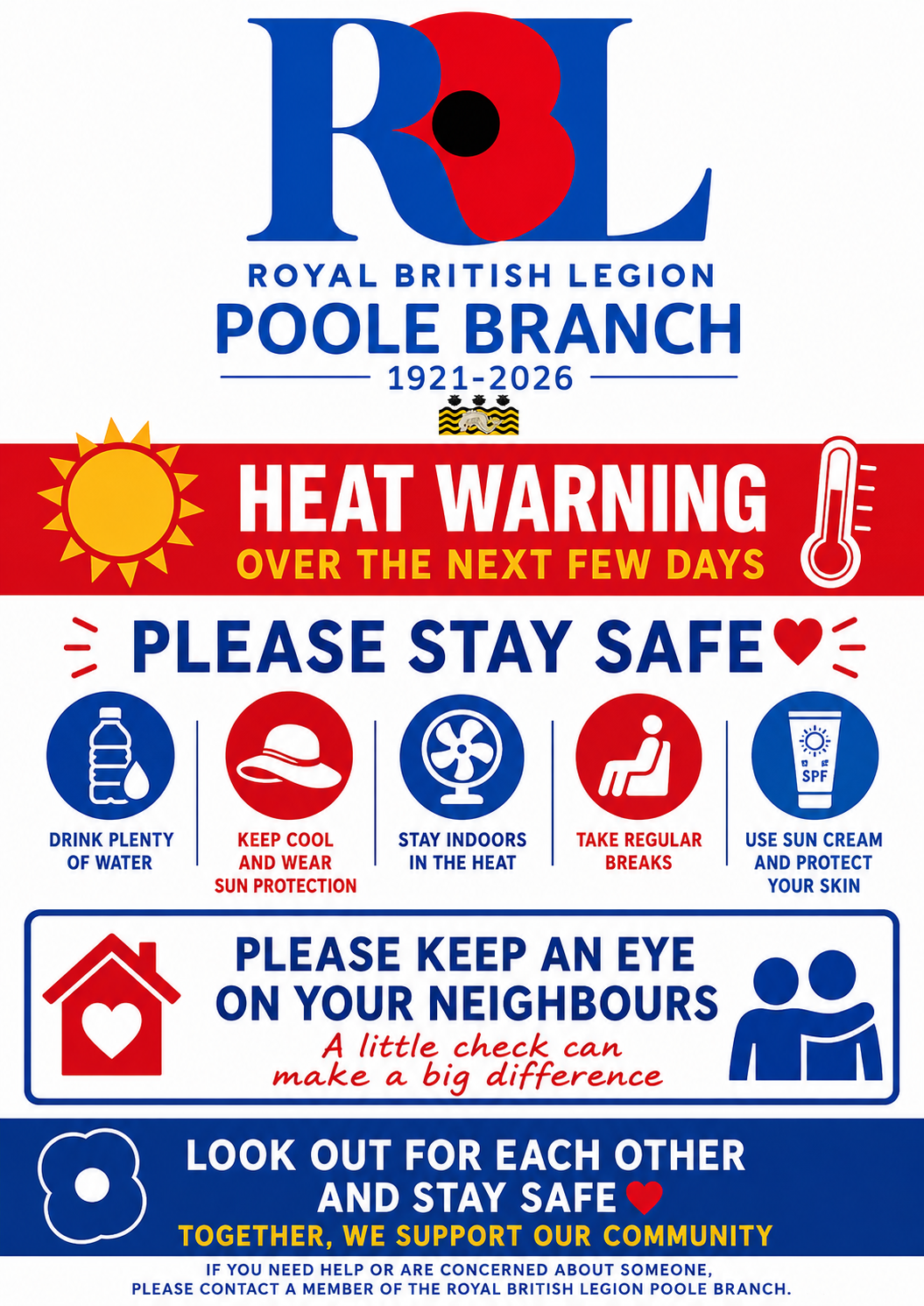 Heat Warning — Please Stay Safe