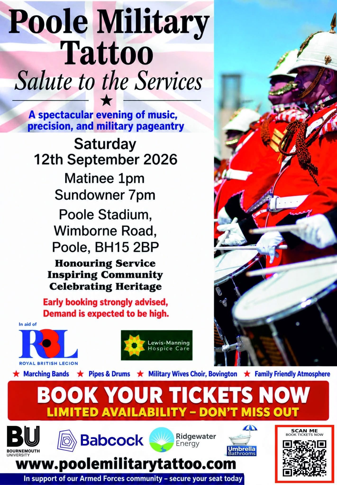 Poole Military Tattoo — Salute to the Services