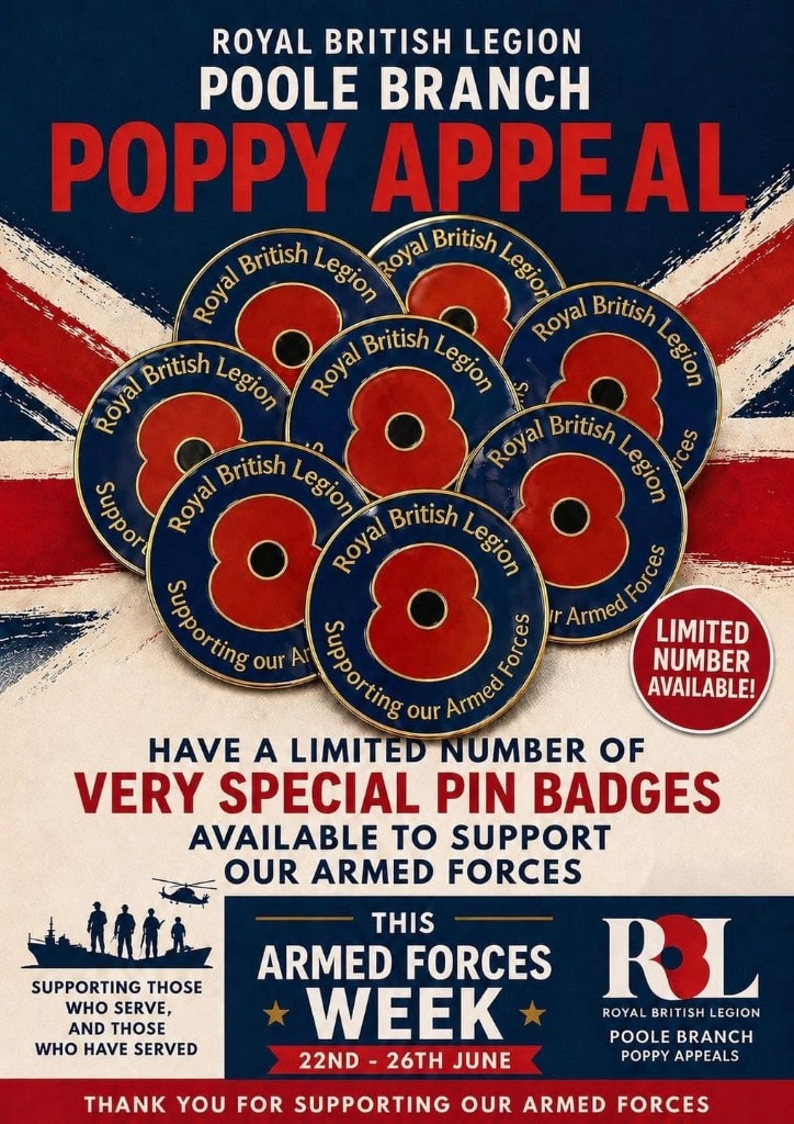 Poppy Appeal Pin Badges — Armed Forces Week