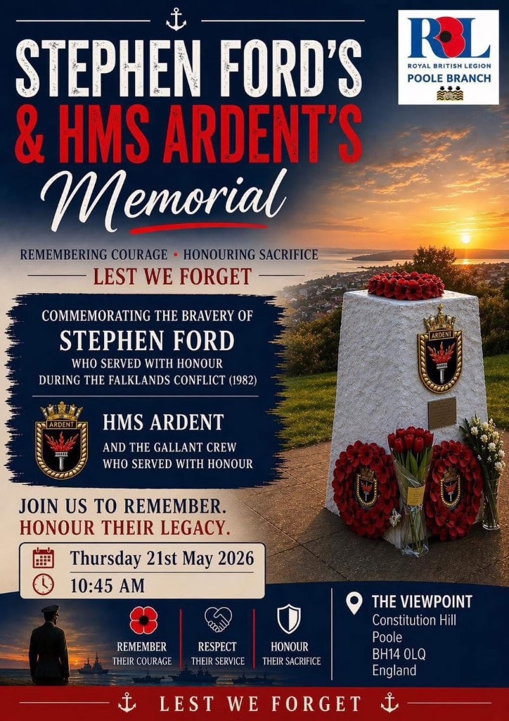 Stephen Ford's & HMS Ardent's Memorial